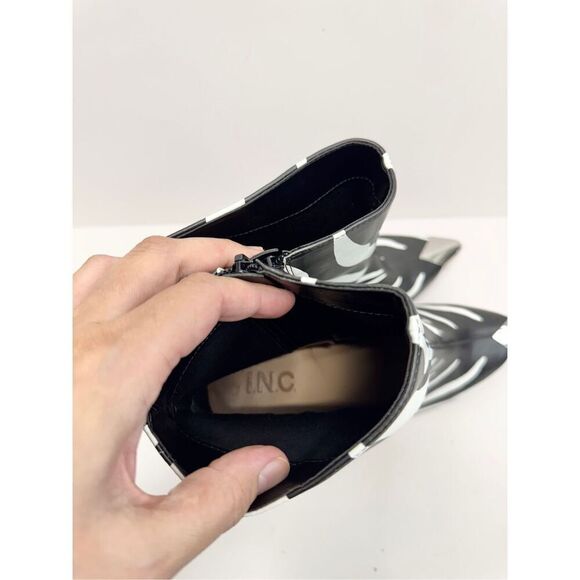 INC International Concepts Boots Size 9 Zebra Print Pointed Toe Stiletto Heels - Picture 8 of 10